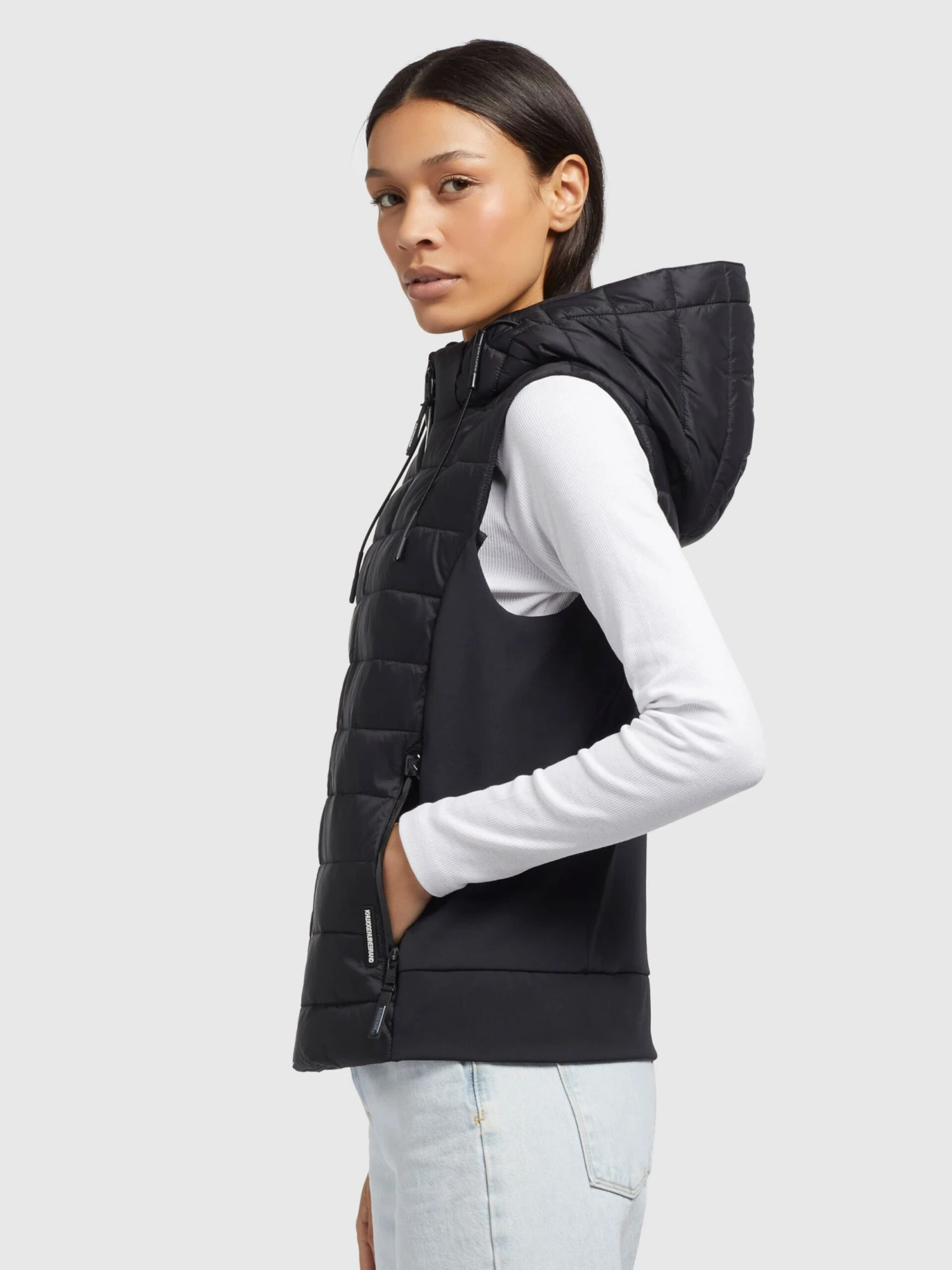 Khujo Bodywarmers Bodywarmer Fabia Matt Dames Zwart 7 Khujo Bodywarmers Bodywarmer Fabia Matt Dames Zwart - Afbeelding 5