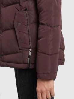 Khujo Winterjassen Winterjas Winsen Dames Bourgogne -Khujo 4e803b4554dc3978422599392d8474f9