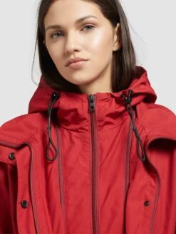 Khujo Parkas Tussenparka FELINA Dames Rood -Khujo 4f3440b8e3c7d0f57e7847040c519a54