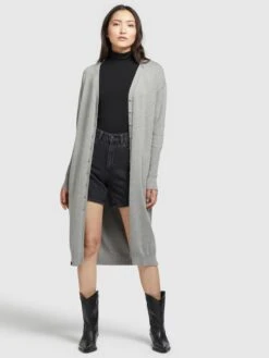 Khujo Vesten Gebreid Vest Elina Dames Grijs 11 Khujo Vesten Gebreid Vest Elina Dames Grijs -Khujo 4fc9c2b5ad387c93d65c1ff2d606eac9