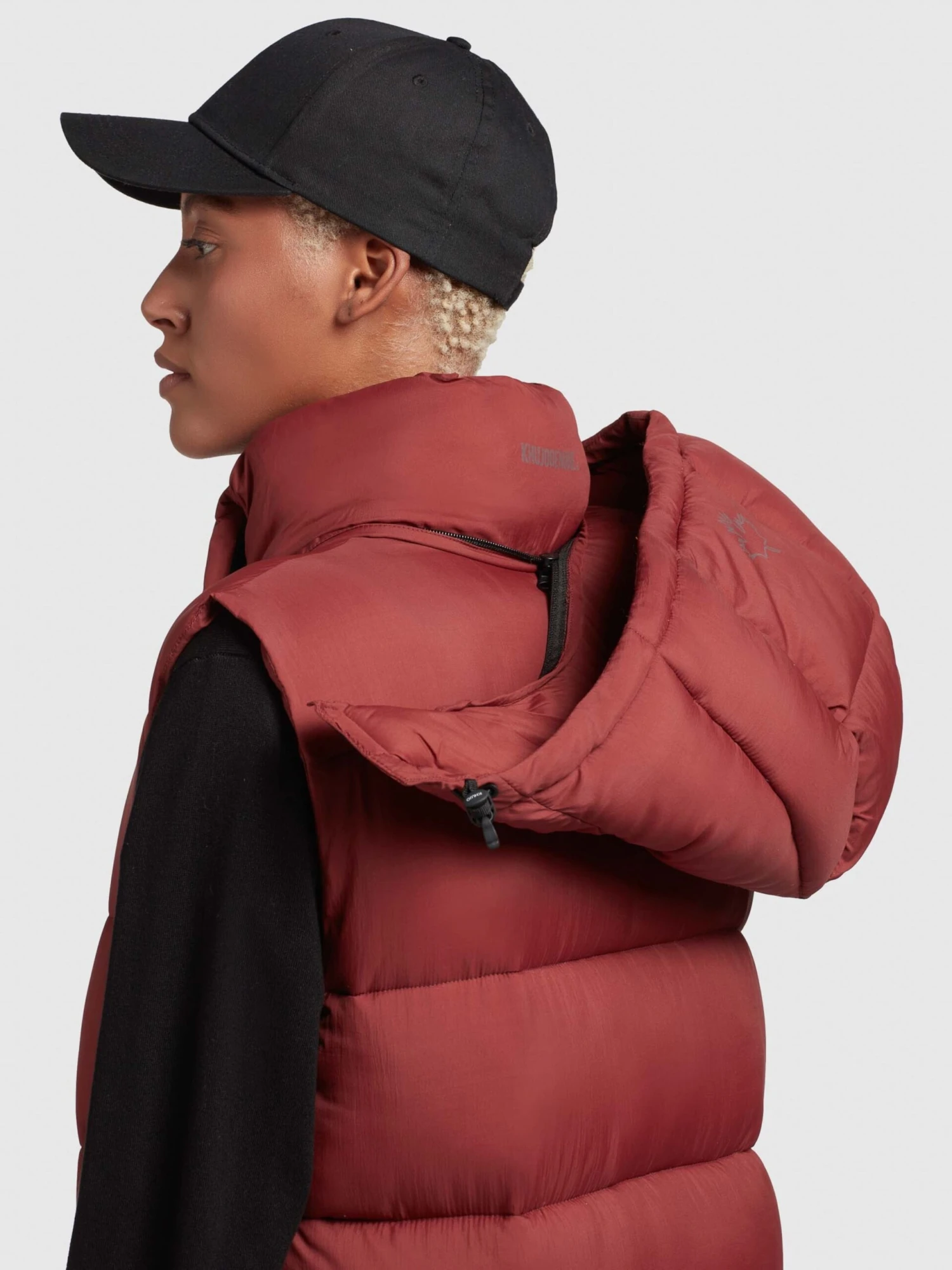 Khujo Bodywarmers Bodywarmer Magneta Dames Roestrood 10 Khujo Bodywarmers Bodywarmer Magneta Dames Roestrood - Afbeelding 8