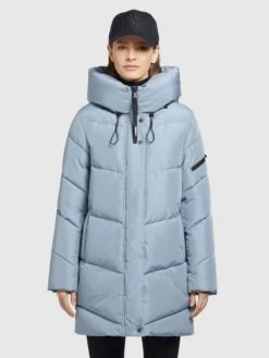 Khujo Winterjassen Winterjas Jordis 4 Dames Lichtblauw -Khujo 52d0b3fb66d7f8ddf9b8b2a6452e03c6