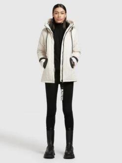 Khujo Tussenjassen Tussenjas Tweety Dames Offwhite -Khujo 541b2f93ef175501b1a4e73981006086