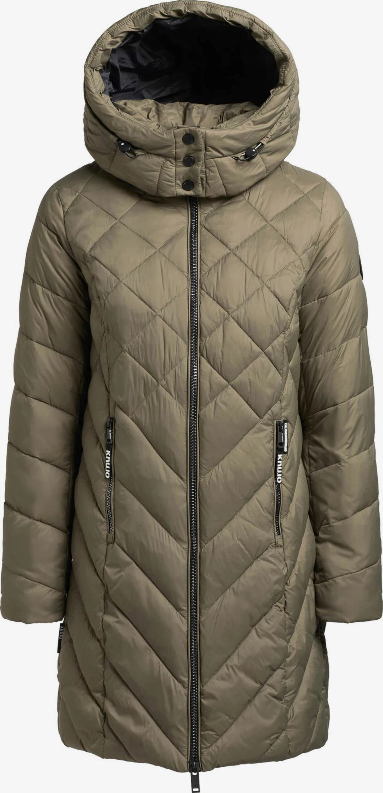 Khujo Tussenmantels Tussenmantel Aneth Dames Kaki 3 Khujo Tussenmantels Tussenmantel Aneth Dames Kaki