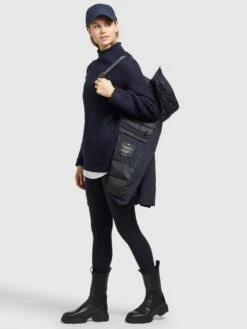 Khujo Winterjassen Winterjas Kanda 2 Dames Navy -Khujo 55a475e1e96ee4238b47e525c5d73734