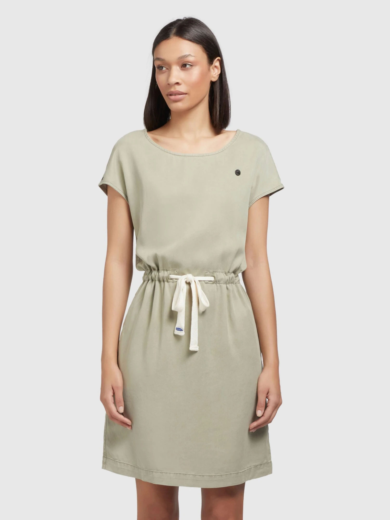 Khujo Zomerjurken Zomerjurk HEDIYE Dames Olijfgroen 4 Khujo Zomerjurken Zomerjurk HEDIYE Dames Olijfgroen - Afbeelding 2