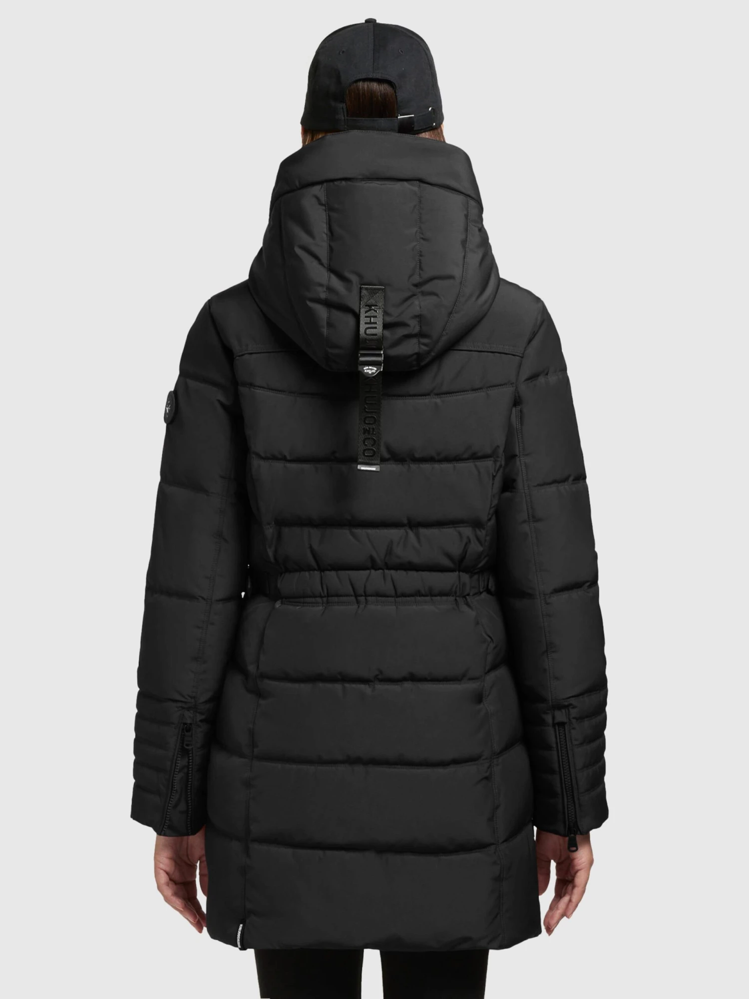 Khujo Korte Mantels Tussenmantel Amaray Dames Zwart 6 Khujo Korte Mantels Tussenmantel Amaray Dames Zwart - Afbeelding 4