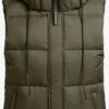 Khujo Bodywarmers Bodywarmer Eden Dames Kaki -Khujo 59d6e8c150527a34bd0798ecc5162961