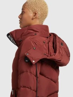 Khujo Wintermantels Wintermantel Huba Dames Karmijnrood 17 Khujo Wintermantels Wintermantel Huba Dames Karmijnrood -Khujo 5ab45aaa31040048987aa5b1a1209af4