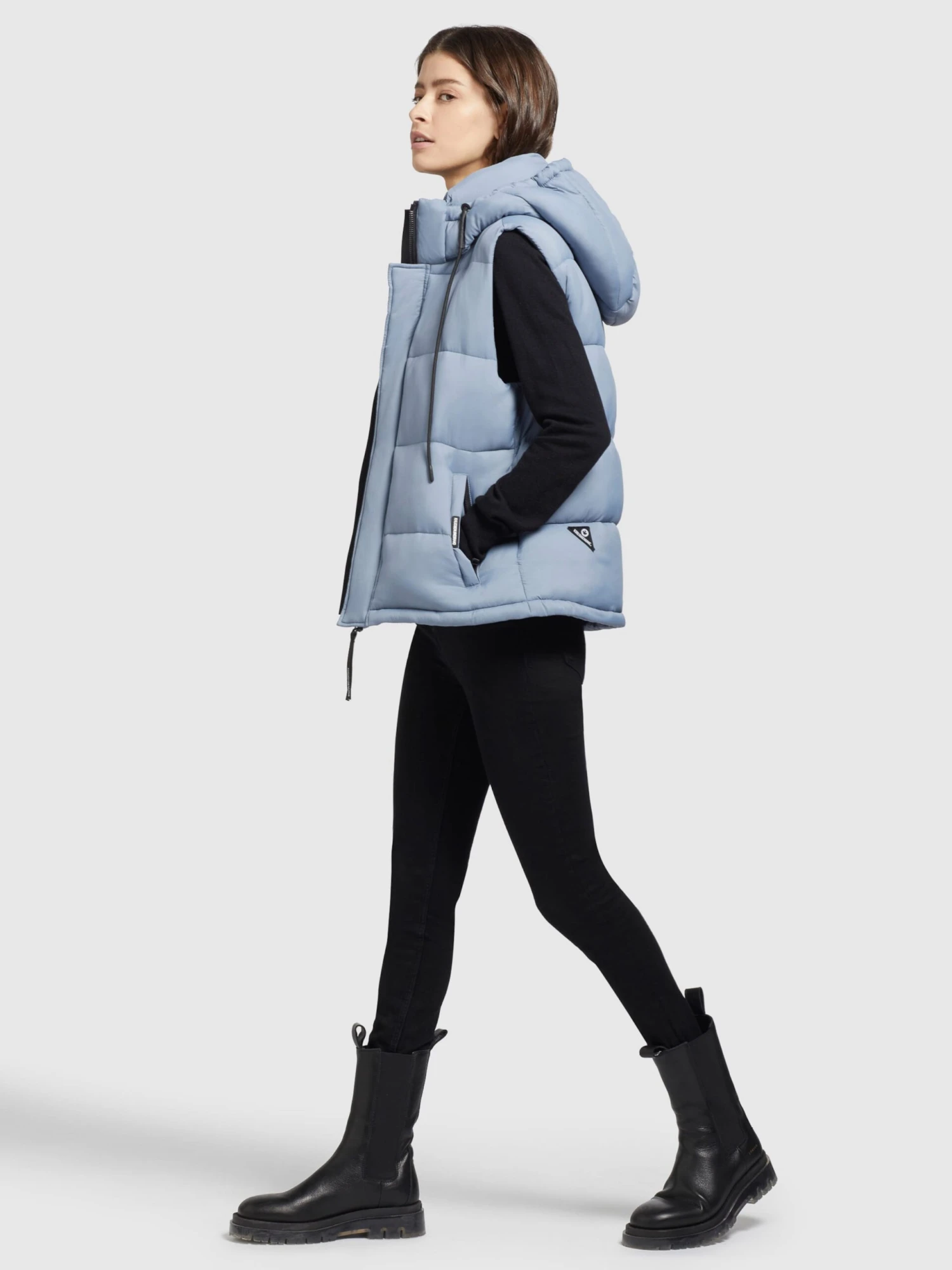 Khujo Bodywarmers Bodywarmer Eden Dames Lichtblauw 8 Khujo Bodywarmers Bodywarmer Eden Dames Lichtblauw - Afbeelding 6