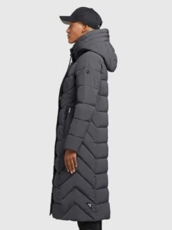 Khujo Wintermantels Wintermantel Gamber Dames Antraciet -Khujo 5bdc149669554b37e2825c5ae9a51ee7