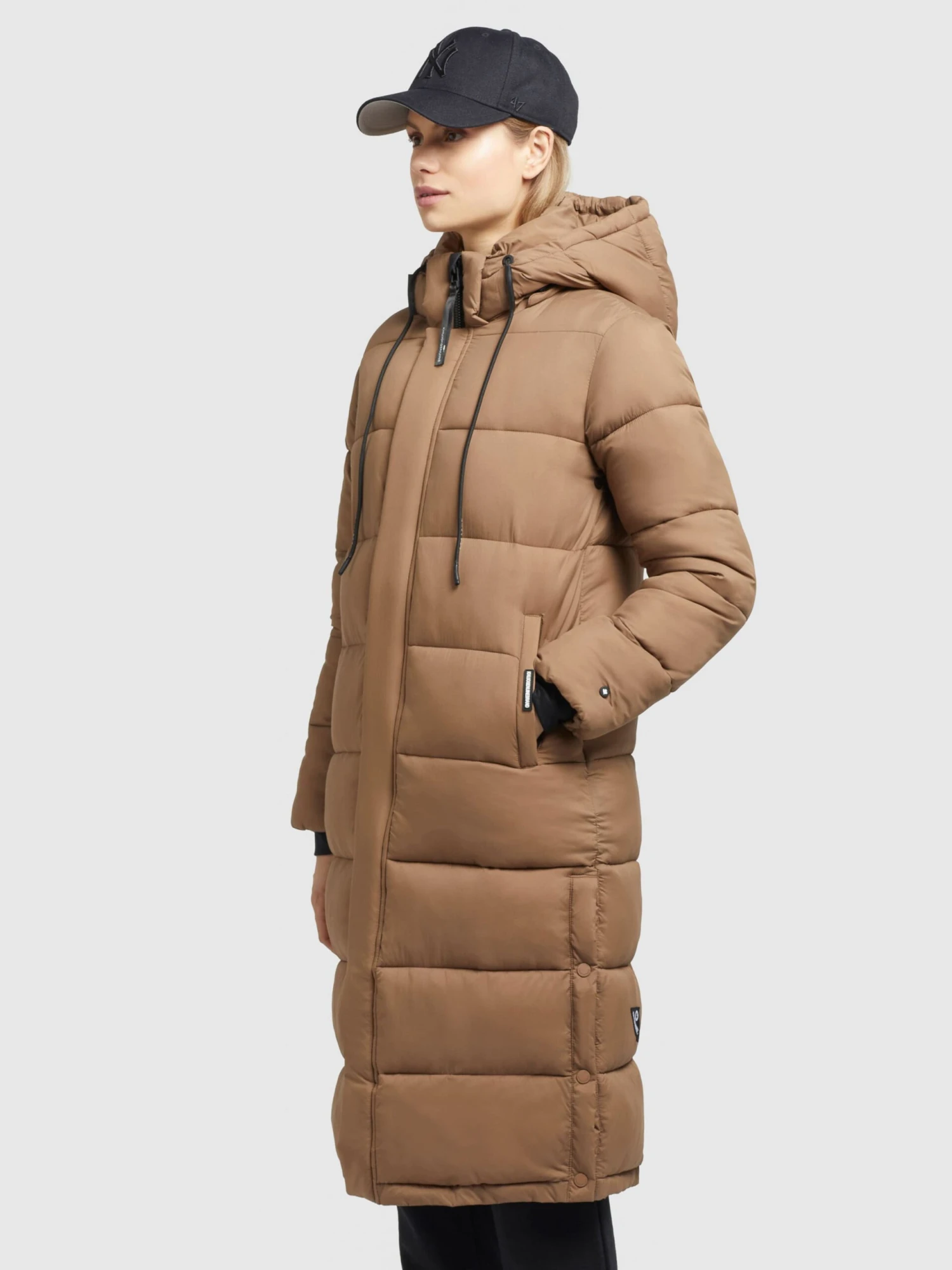 Khujo Wintermantels Wintermantel Julina Dames Lichtbruin 7 Khujo Wintermantels Wintermantel Julina Dames Lichtbruin - Afbeelding 5