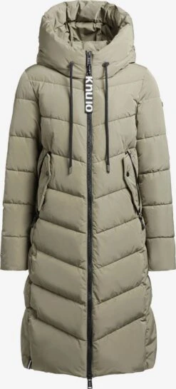 Khujo Wintermantels Wintermantel KLAYD Dames Kaki