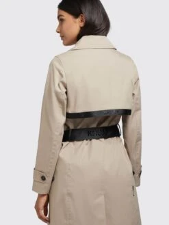 Khujo Trenchcoats Tussenmantel Sarina Dames Lichtbeige -Khujo 60f30ffae06f5ee522a30e4517da0ec8