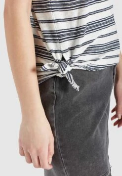 Khujo T-shirts Shirt MATAMA Dames Marine / Wit -Khujo 614cdf6ac25aad2b7f9f5337115722b5