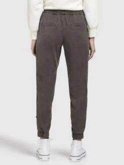Khujo Pantalons Tapered Broek SANDI Dames Antraciet -Khujo 62224f0c9d4ef8224a0b72a3274ab9bf