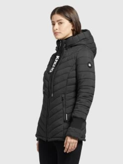 Khujo Winterjassen Winterjas Patt Dames Zwart -Khujo 638dfc619e8d7d794f5a949311f2ae79