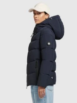 Khujo Winterjassen Winterjas Fames Dames Navy -Khujo 63cd829b9007d44b413e2956d9fc4fe5