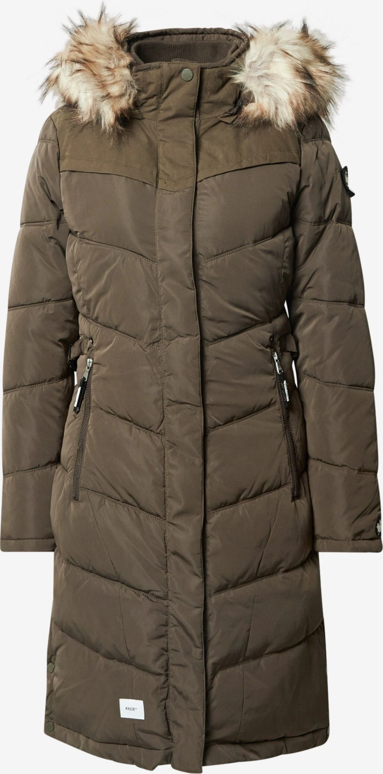 Khujo Wintermantels Wintermantel Lubeck Dames Groen 3 Khujo Wintermantels Wintermantel Lubeck Dames Groen