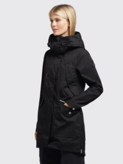 Khujo Parkas Tussenparka Aira 3 Dames Zwart -Khujo 668037aac8ac356d4b8c634bc1bbb110