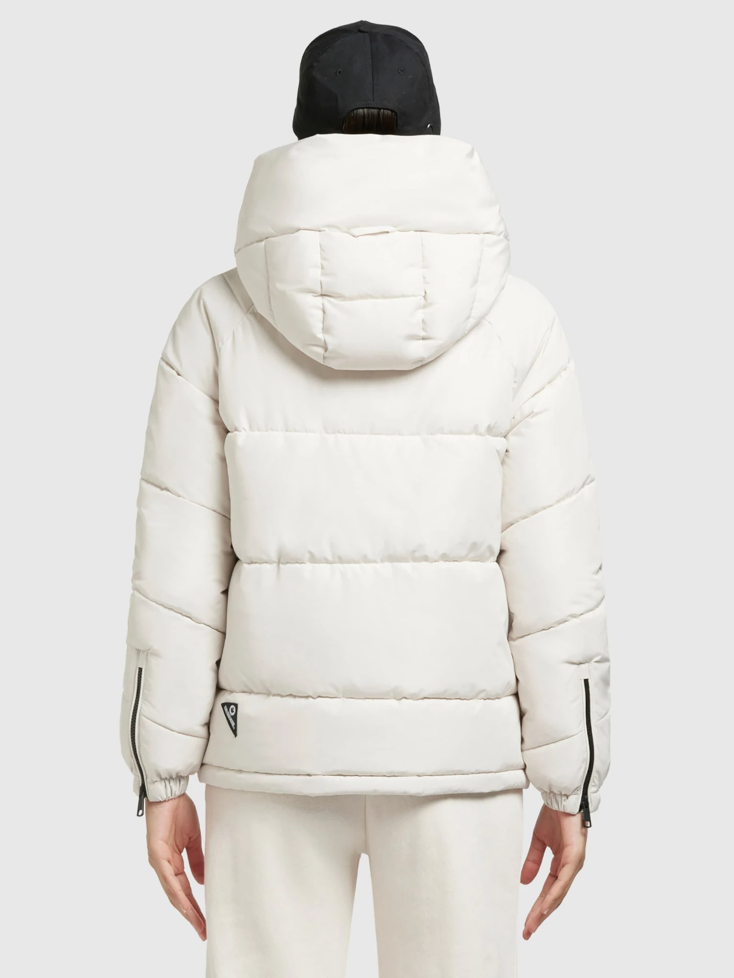 Khujo Winterjassen Winterjas Esila 3 Dames Natuurwit 6 Khujo Winterjassen Winterjas Esila 3 Dames Natuurwit - Afbeelding 4