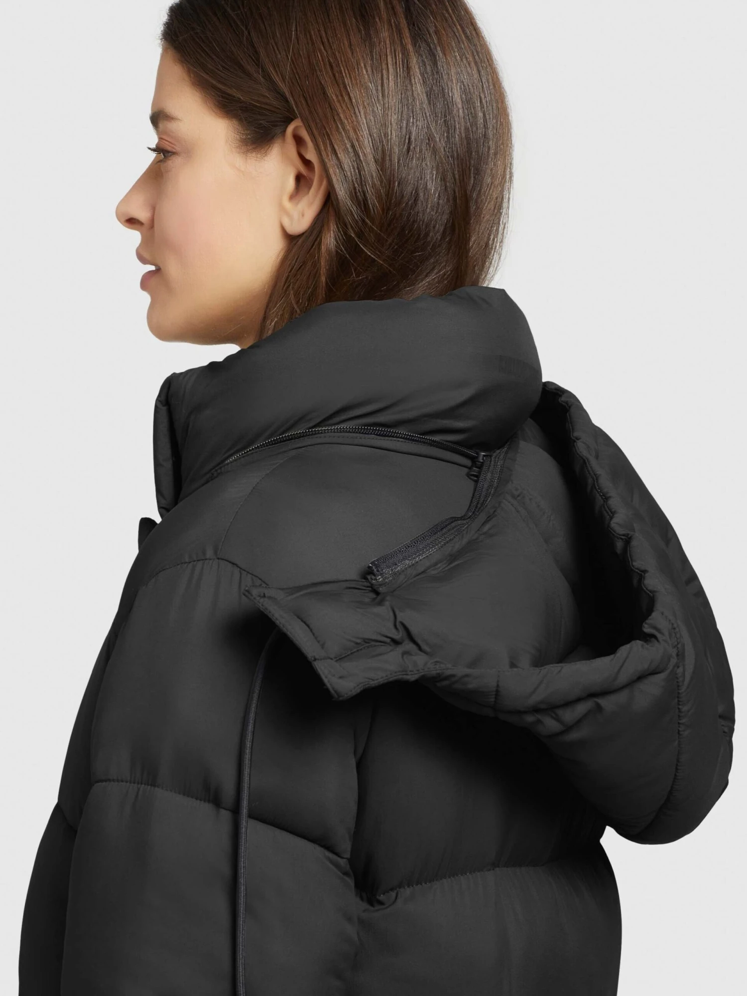 Khujo Wintermantels Wintermantel Word Dames Zwart 10 Khujo Wintermantels Wintermantel Word Dames Zwart - Afbeelding 8