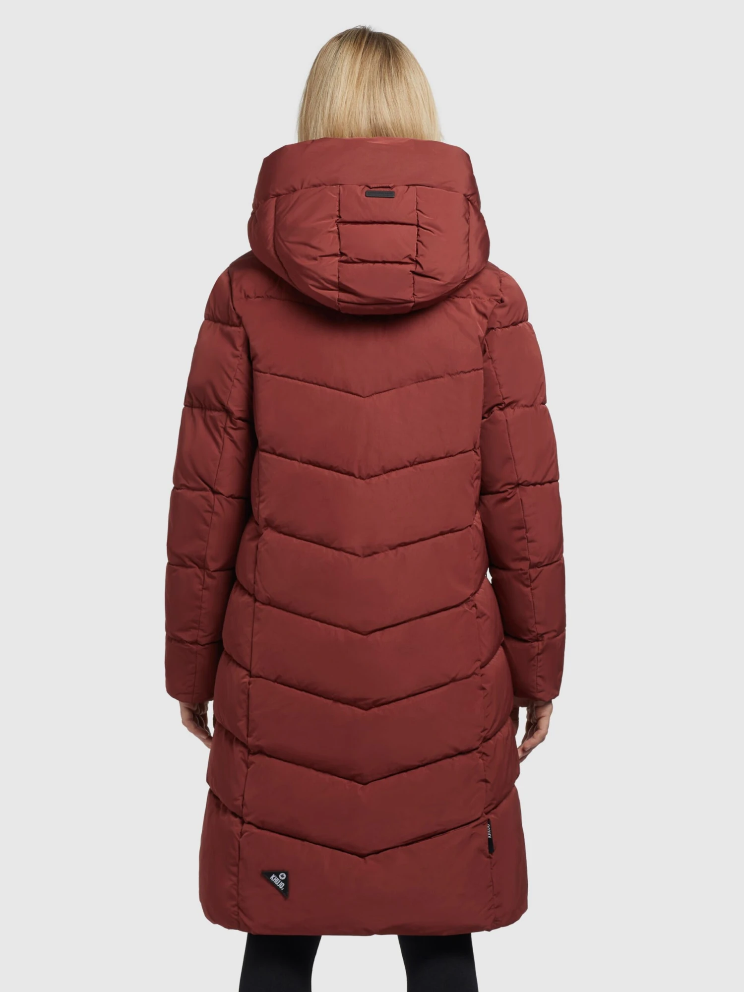 Khujo Tussenmantels Tussenmantel Klayd Dames Donkerrood 6 Khujo Tussenmantels Tussenmantel Klayd Dames Donkerrood - Afbeelding 4