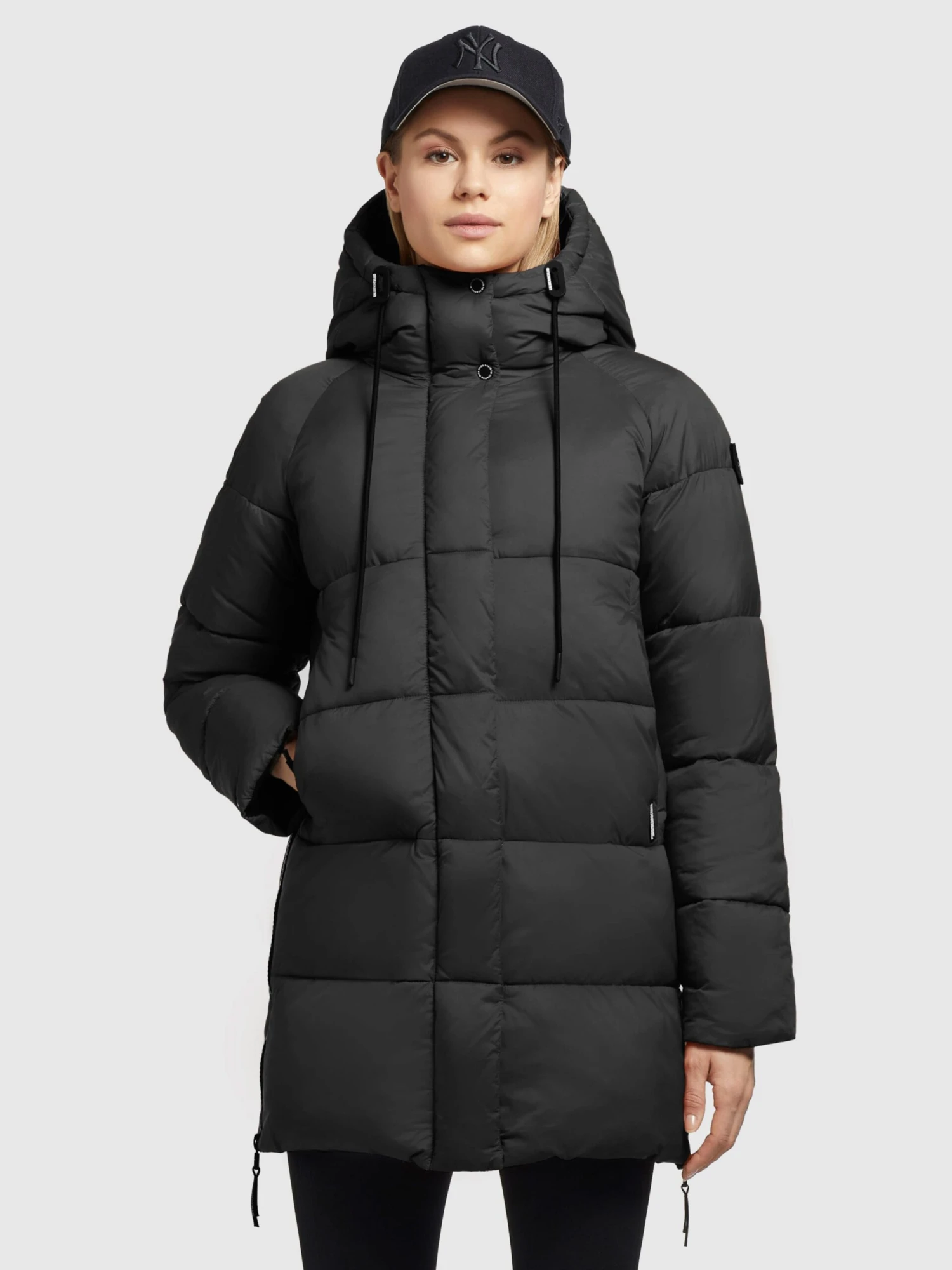 Khujo Winterjassen Winterjas Franee Dames Zwart 4 Khujo Winterjassen Winterjas Franee Dames Zwart - Afbeelding 2