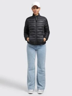 Khujo Tussenjassen Tussenjas Eleni Dames Zwart -Khujo 6e4976682252e2216bd4c9bd0bed25b6