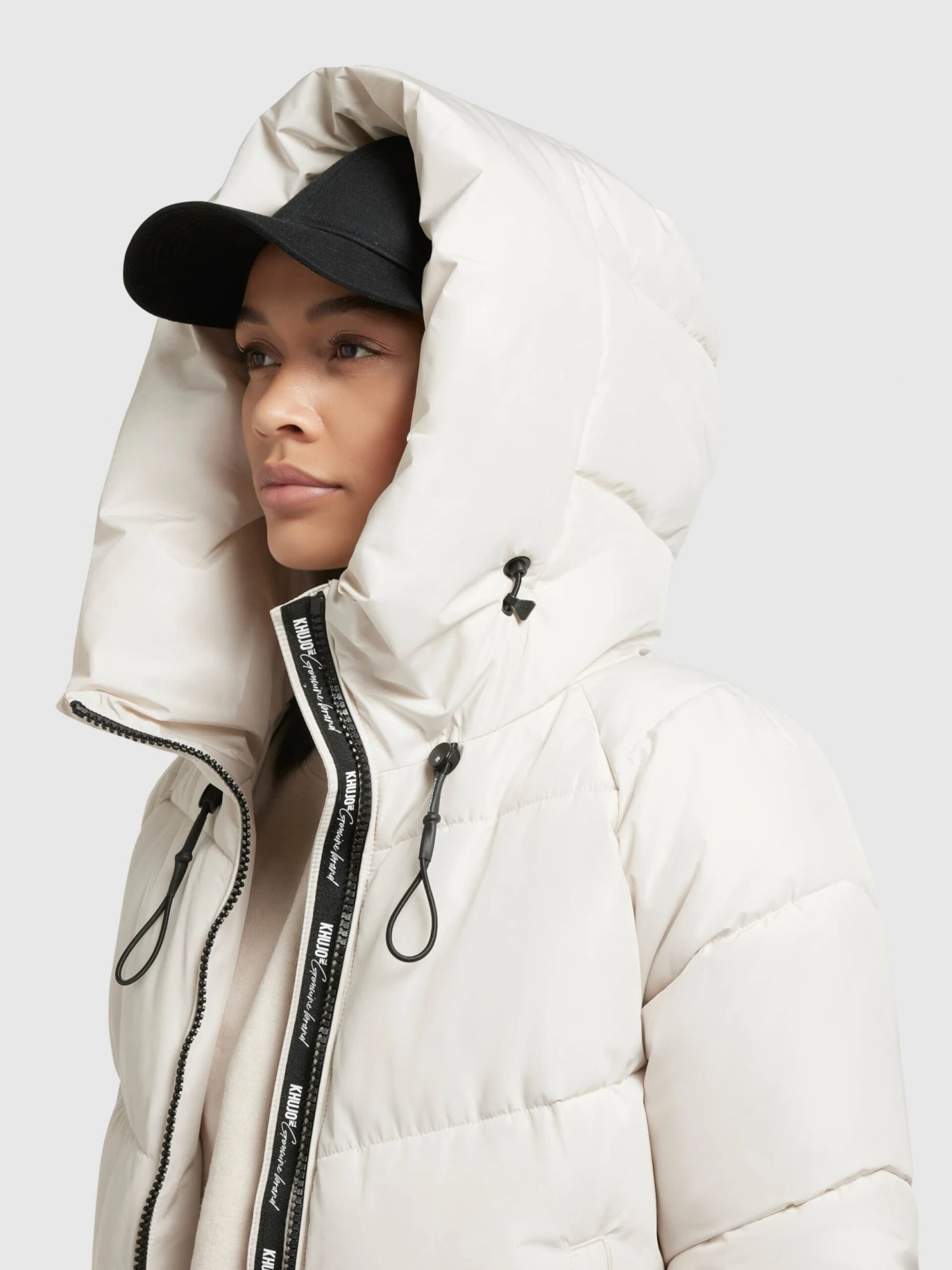 Khujo Winterjassen Winterjas Esila 3 Dames Natuurwit 9 Khujo Winterjassen Winterjas Esila 3 Dames Natuurwit - Afbeelding 7