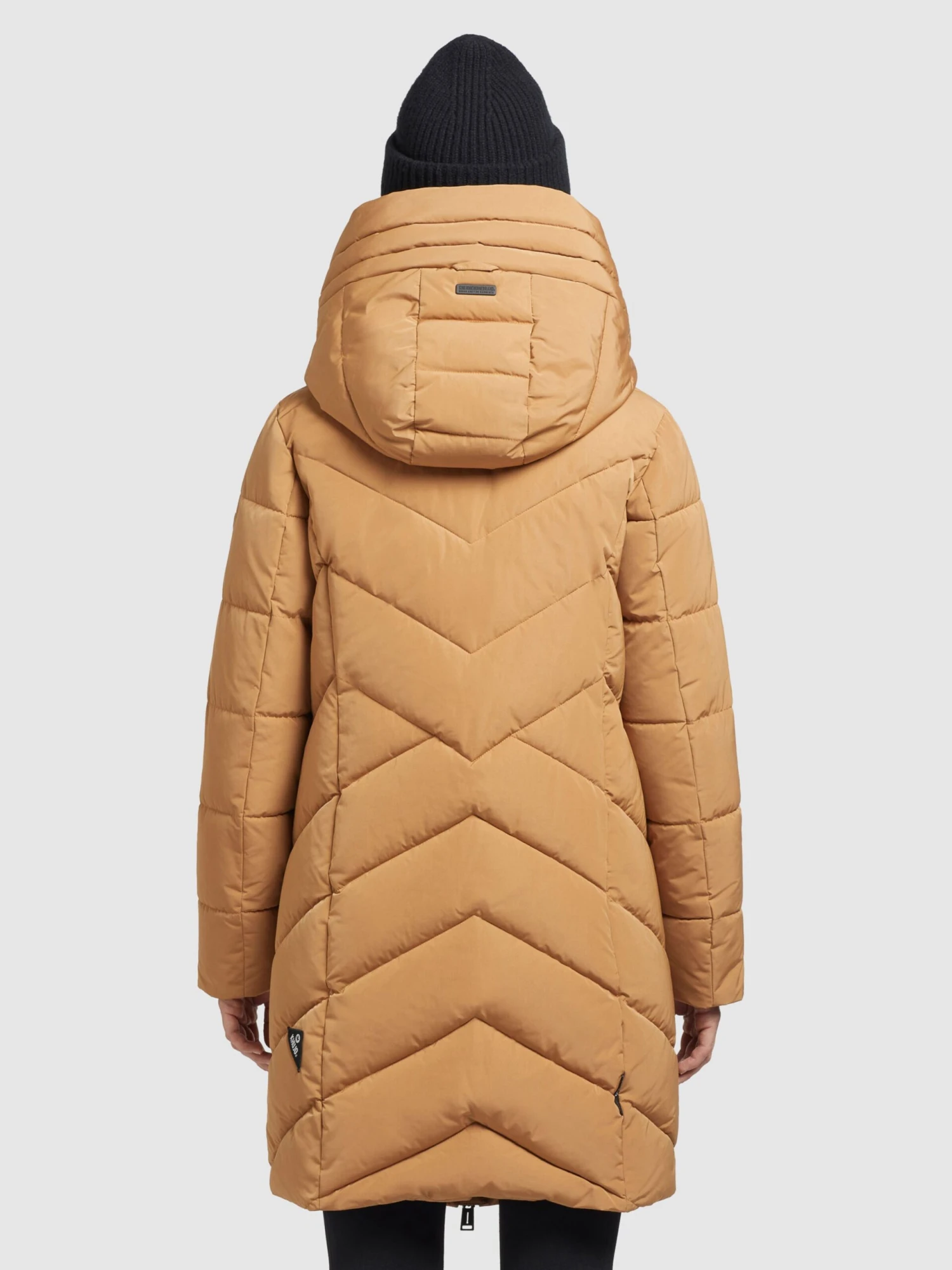 Khujo Wintermantels Wintermantel Formin Dames Safraan 3 Khujo Wintermantels Wintermantel Formin Dames Safraan