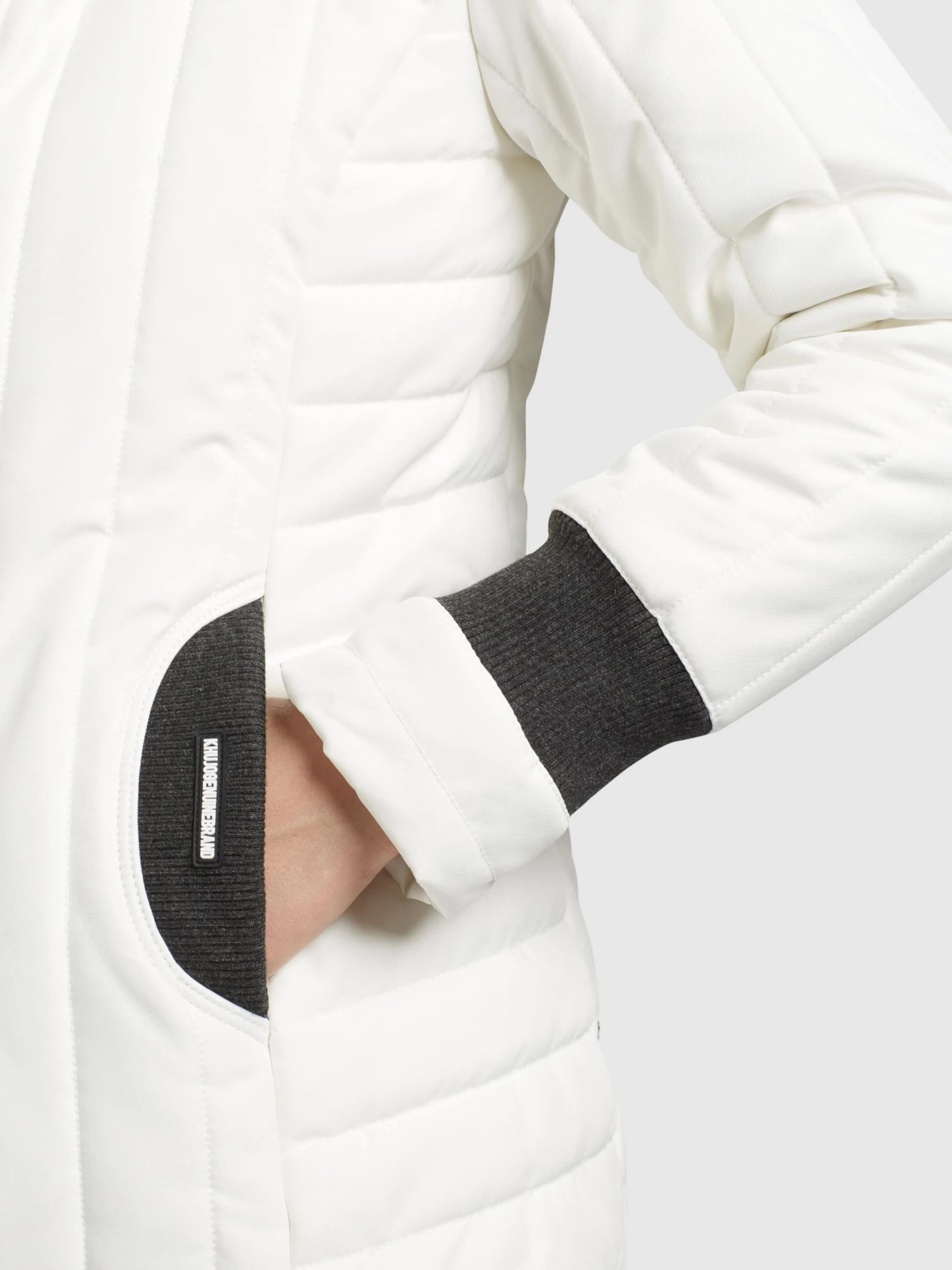 Khujo Winterjassen Winterjas Dames Wit 9 Khujo Winterjassen Winterjas Dames Wit - Afbeelding 7