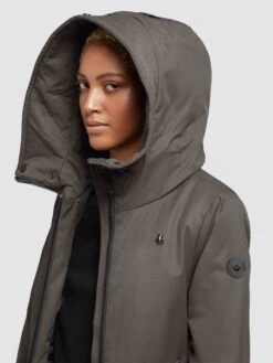 Khujo Tussenmantels Tussenmantel LISAD Dames Donkergrijs -Khujo 73b12bdd50836855480dfc6705641d6d