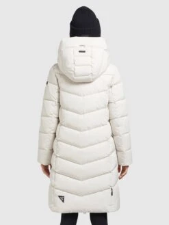 Khujo Tussenmantels Tussenmantel Klayd Dames Offwhite -Khujo 7541ea870882a81b0b45971376e8f997