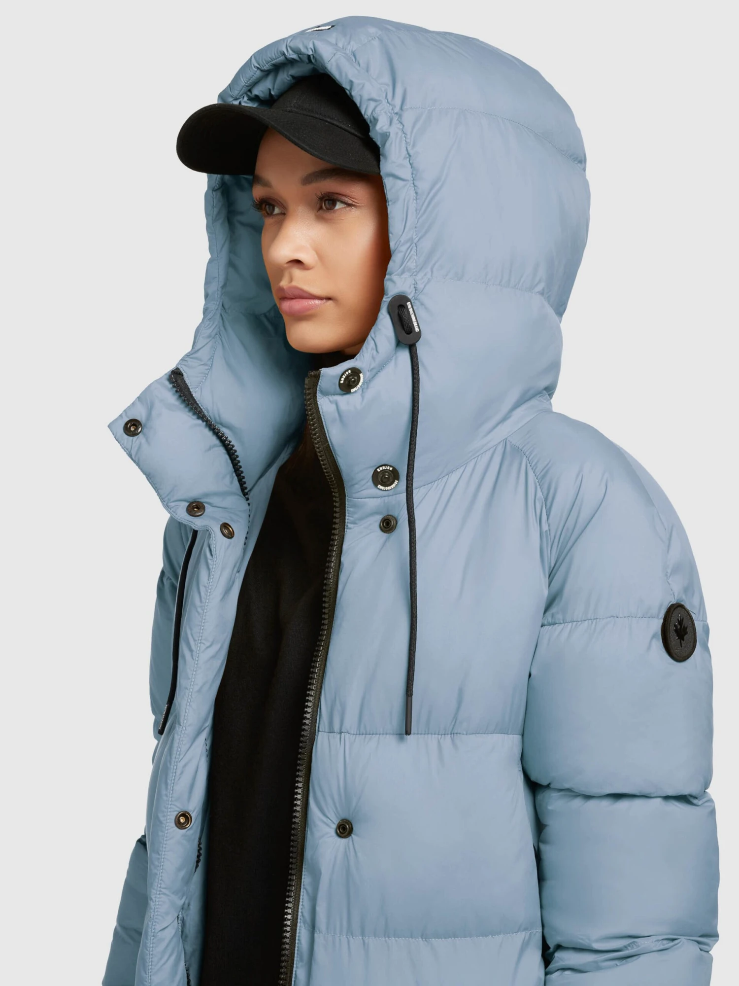 Khujo Wintermantels Wintermantel Dames Lichtblauw 10 Khujo Wintermantels Wintermantel Dames Lichtblauw - Afbeelding 8