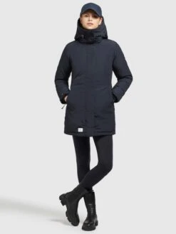 Khujo Winterjassen Winterjas Kanda 2 Dames Navy -Khujo 7768a02869002330bd9e076f60e5b3ec