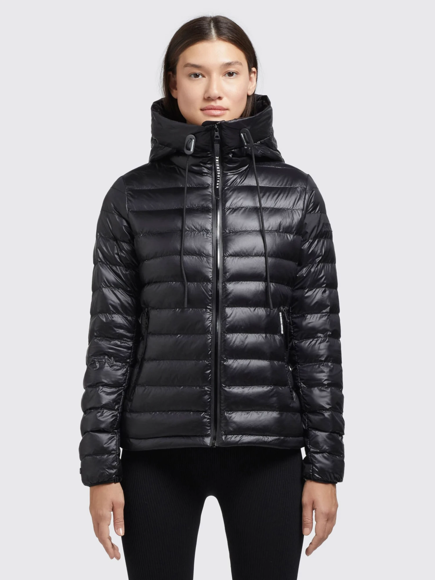 Khujo Tussenjassen Tussenjas Lovina Dames Zwart 4 Khujo Tussenjassen Tussenjas Lovina Dames Zwart - Afbeelding 2