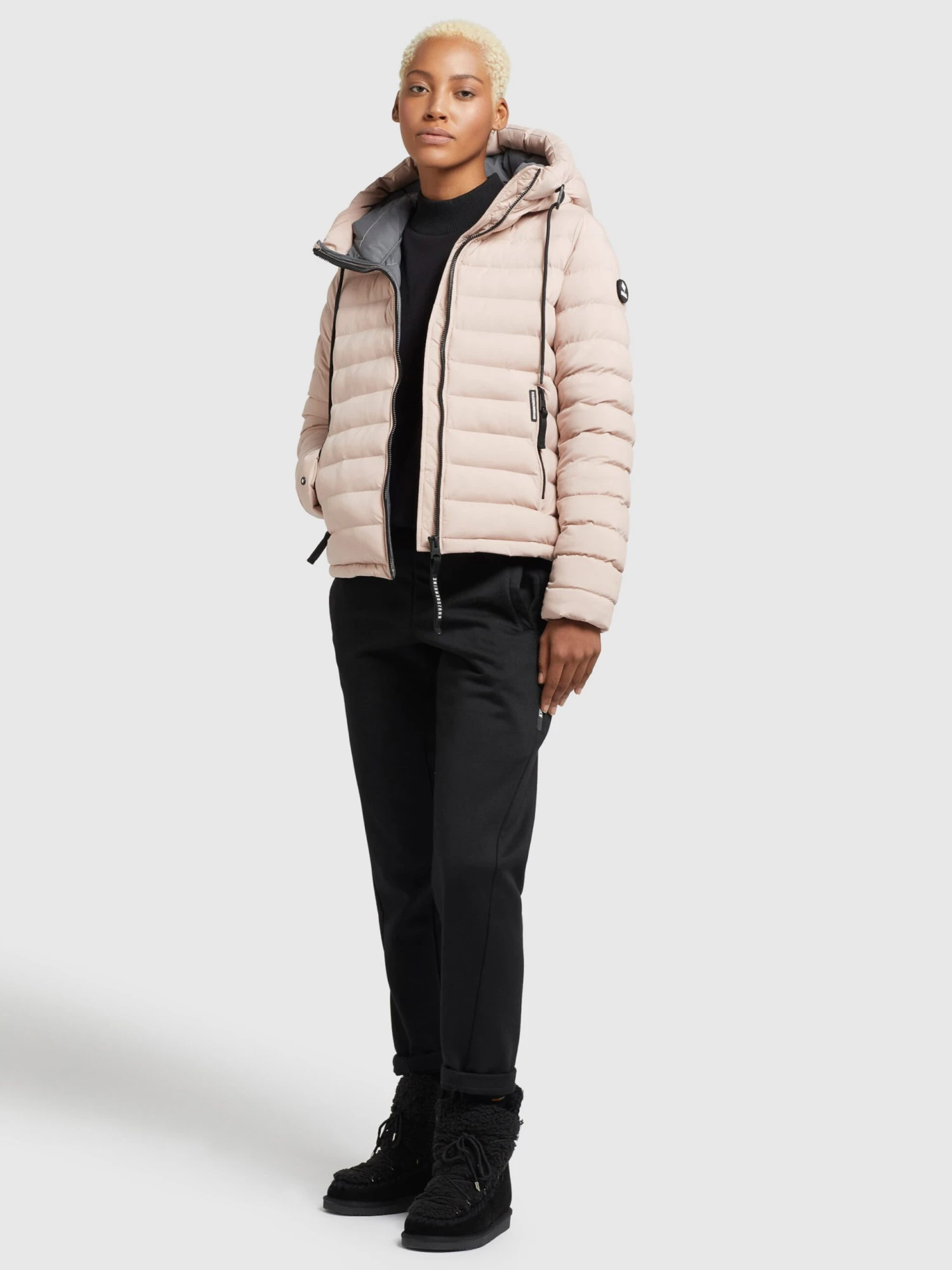 Khujo Tussenjassen Tussenjas Lovina Dames Poederroze 8 Khujo Tussenjassen Tussenjas Lovina Dames Poederroze - Afbeelding 6