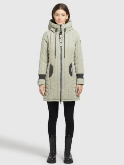 Khujo Tussenmantels Tussenmantel Jerry Dames Mintgroen -Khujo 7b1a0f45e4ade12064b001b920ded87e