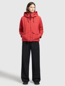 Khujo Tussenjassen Tussenjas BLAIR Dames Rood -Khujo 7be508db224fc49935a776311458731e