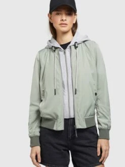 Khujo Tussenjassen Tussenjas PERSEE Dames Pastelgroen -Khujo 7c4198f1d23ab1bae6ff6871437d7f40