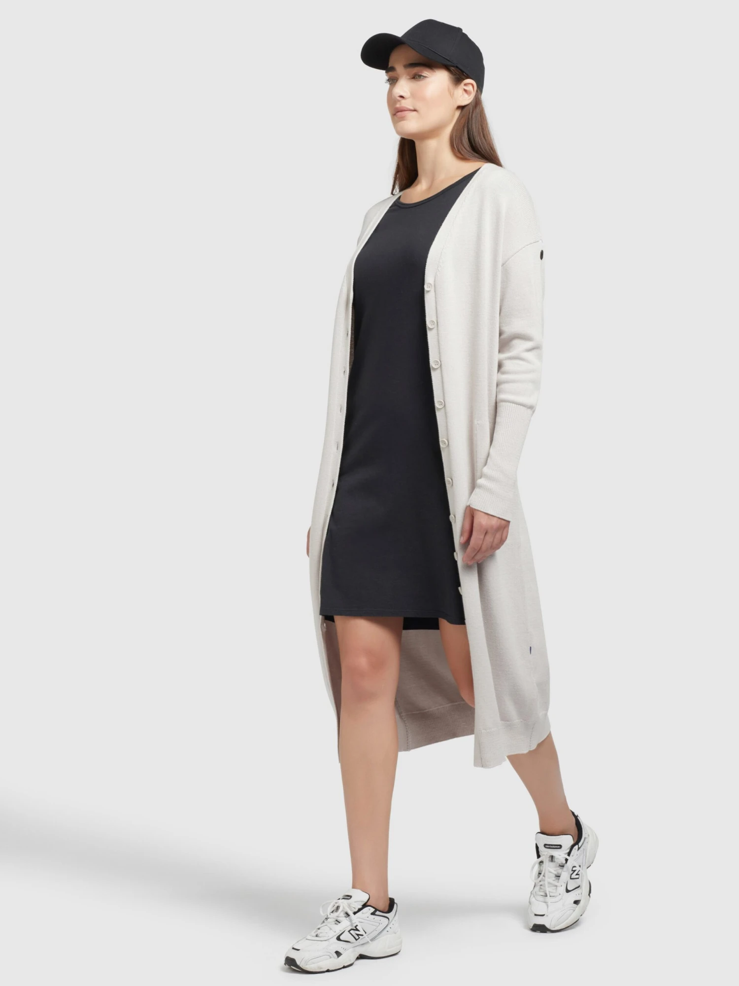 Khujo Vesten Gebreid Vest Elina Dames Crème 4 Khujo Vesten Gebreid Vest Elina Dames Crème - Afbeelding 3