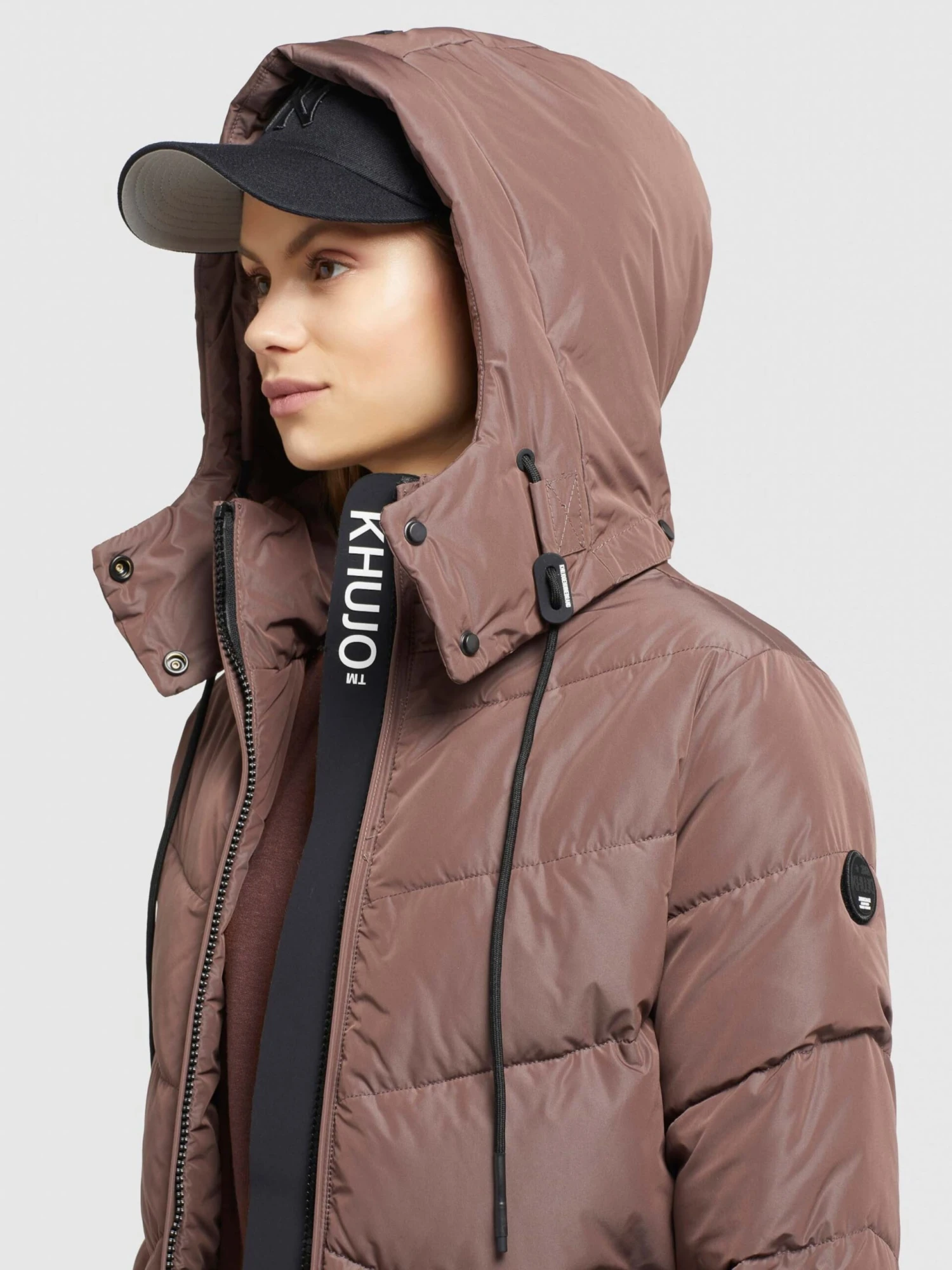 Khujo Wintermantels Wintermantel Huba Dames Lila 9 Khujo Wintermantels Wintermantel Huba Dames Lila - Afbeelding 7