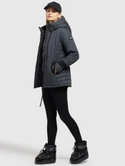 Khujo Winterjassen Winterjas TWEETY PRIME6 STRUCTURED Dames Blauw -Khujo 7f49727adad1caa6548fe006c9f7e97f