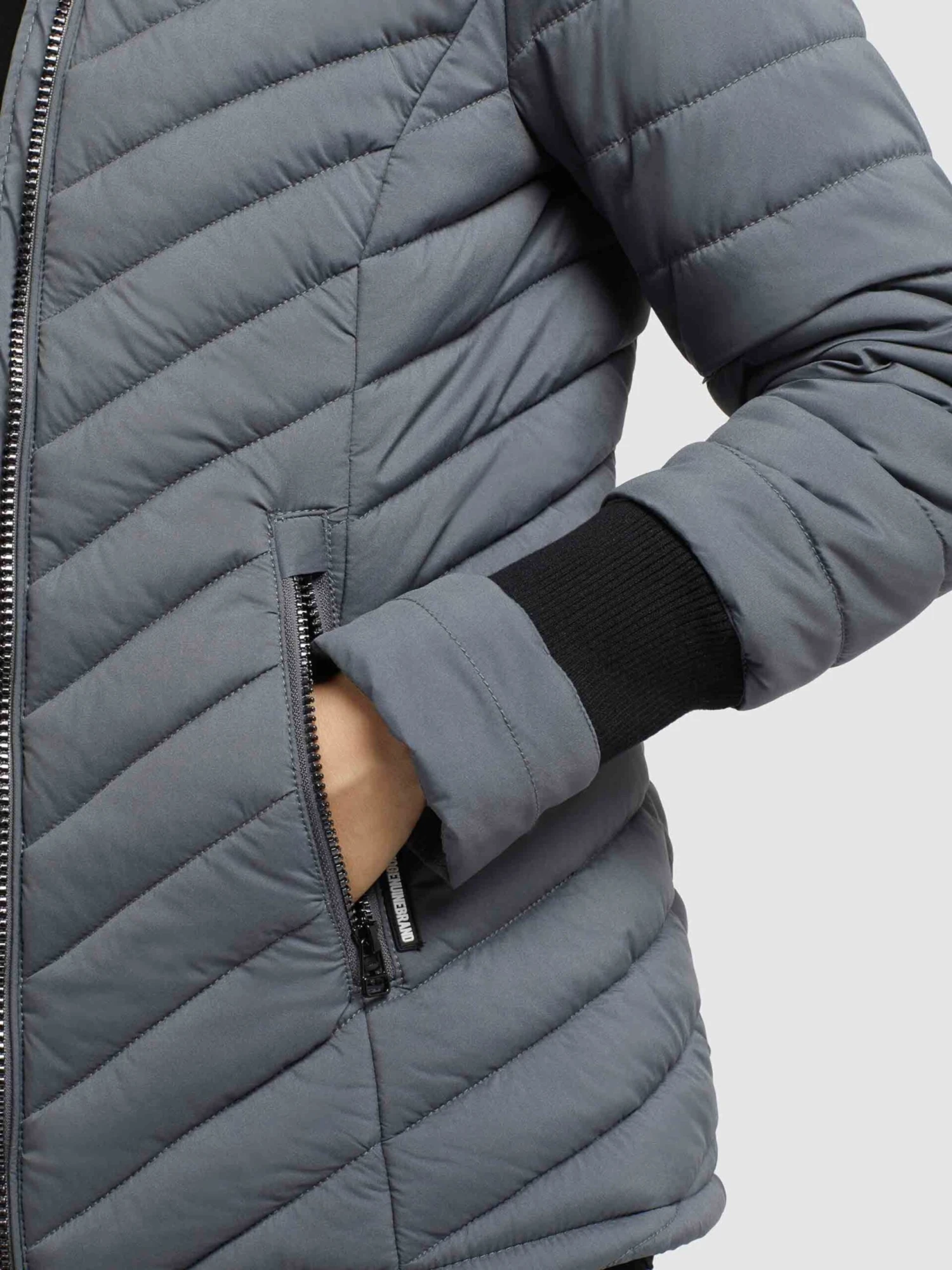 Khujo Winterjassen Winterjas Patt Dames Grijs 10 Khujo Winterjassen Winterjas Patt Dames Grijs - Afbeelding 8