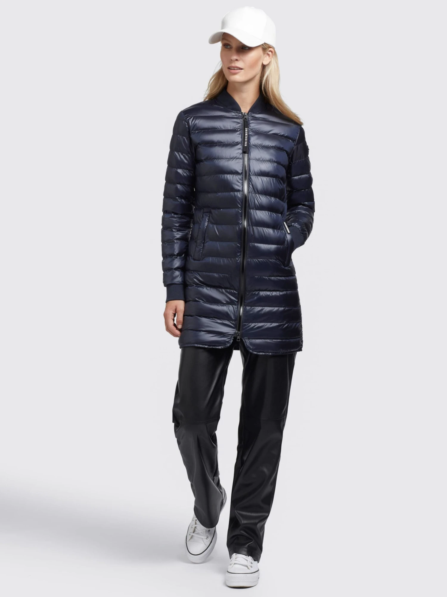 Khujo Winterjassen Winterjas Greta Dames Navy 5 Khujo Winterjassen Winterjas Greta Dames Navy - Afbeelding 3