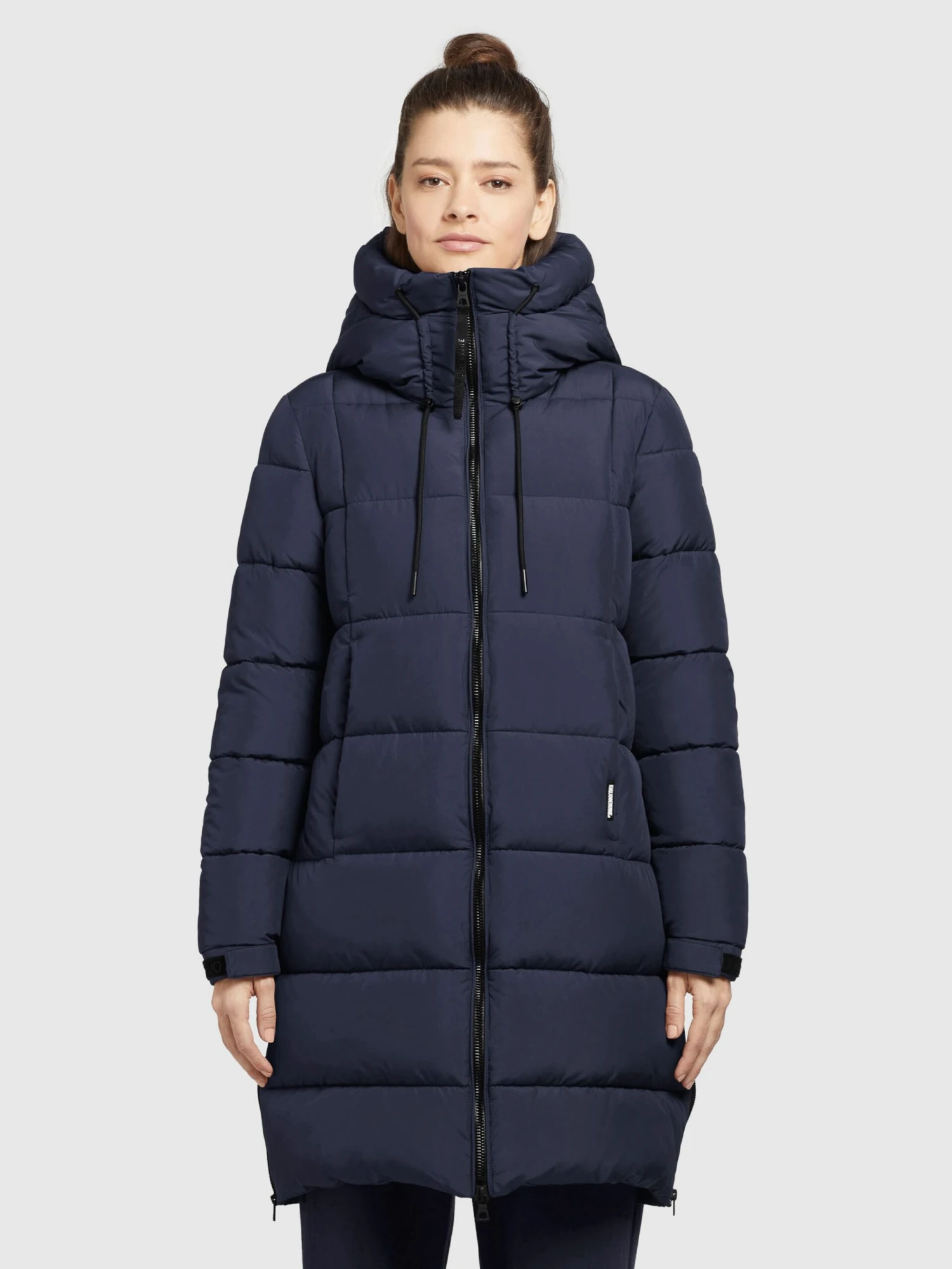 Khujo Wintermantels Wintermantel Youma Dames Navy 4 Khujo Wintermantels Wintermantel Youma Dames Navy - Afbeelding 2