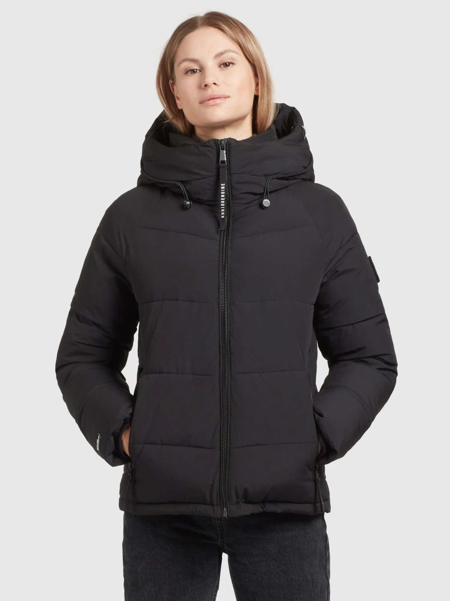 Khujo Winterjassen Winterjas Isidora Dames Zwart 4 Khujo Winterjassen Winterjas Isidora Dames Zwart - Afbeelding 2