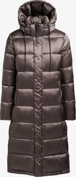 Khujo Wintermantels Wintermantel Julina Dames Taupe