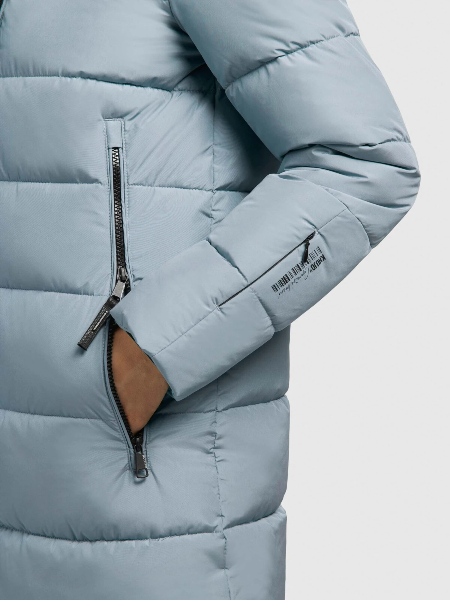 Khujo Wintermantels Wintermantel Jilias Dames Opaal 10 Khujo Wintermantels Wintermantel Jilias Dames Opaal - Afbeelding 8